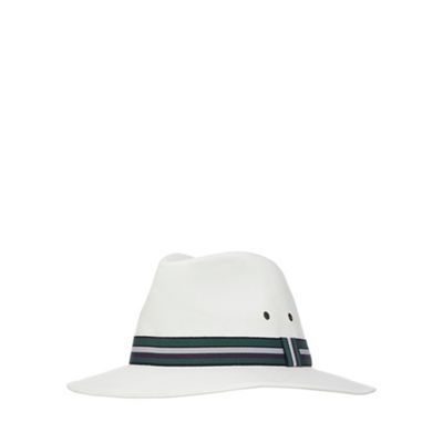 White structured ambassador hat